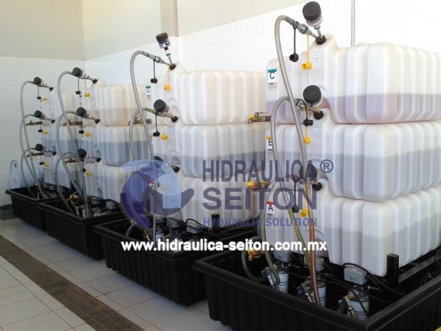 Suministro de Aceite nuevo con el Sistema de Administracion de Lubicantes Serie LT (LT-LMS)